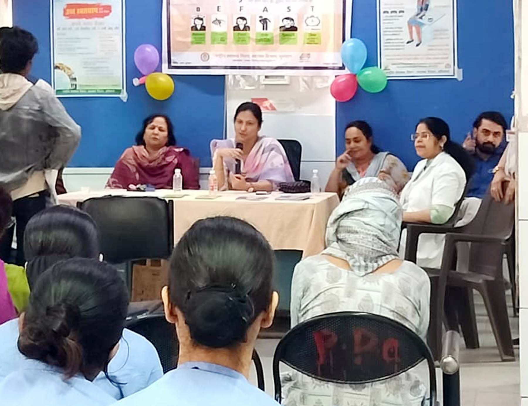 गुरुग्राम के सिविल अस्पताल सेक्टर-10 में विश्व स्ट्रोक दिवस पर आयोजित कार्यक्रम में मौजूद स्वास्थ्य विभाग के अधिकारी। गुरुग्राम के सिविल अस्पताल सेक्टर-10 में विश्व स्ट्रोक दिवस पर आयोजित कार्यक्रम में मौजूद स्वास्थ्य विभाग के अधिकारी।