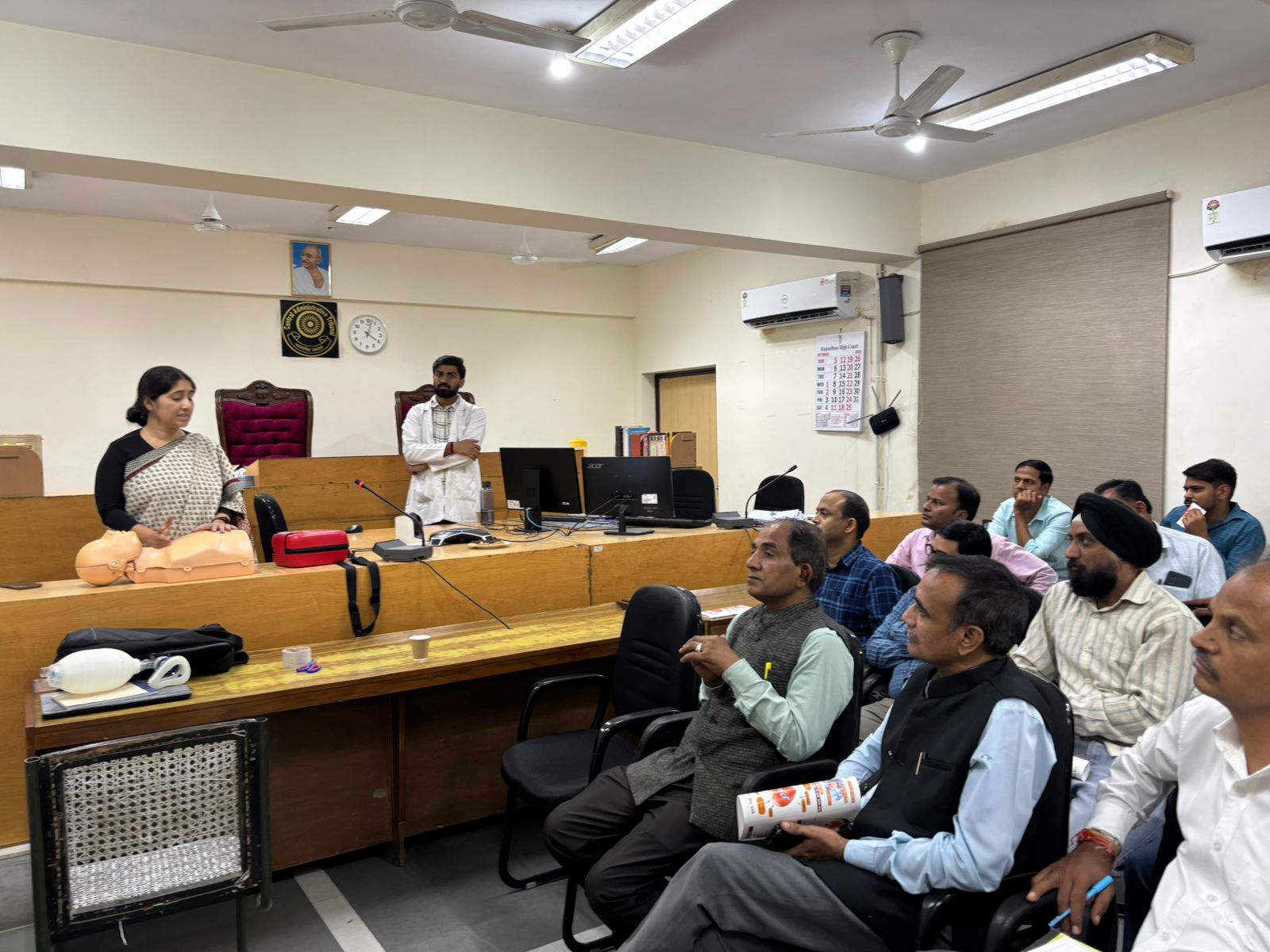 हृदय रोगों से बचाव के लिए दिया बेसिक लाइफ सपोर्ट प्रशिक्षण हृदय रोगों से बचाव के लिए दिया बेसिक लाइफ सपोर्ट प्रशिक्षण