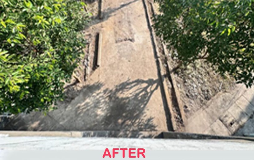 स्वच्छता अभियान के बाद का फोटो स्वच्छता अभियान के बाद का फोटो