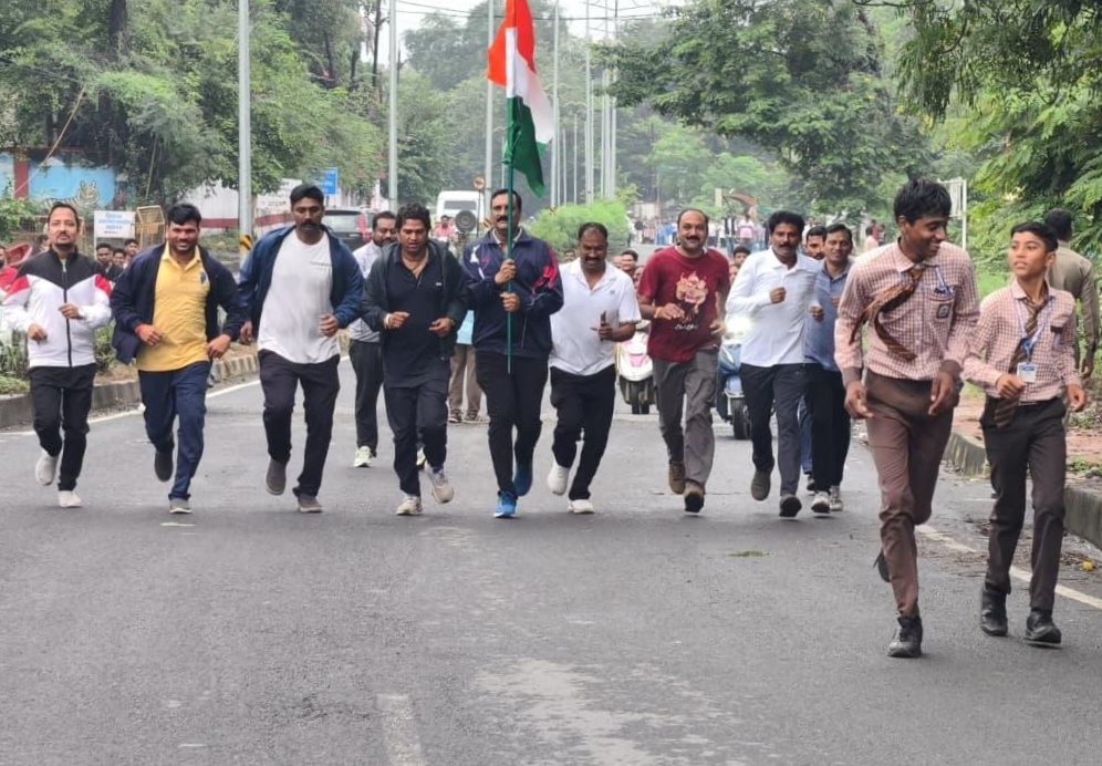 झाबुआ जिले में एकता दौड़ झाबुआ जिले में एकता दौड़