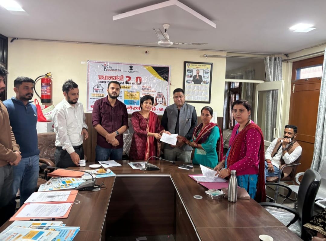 प्रधानमंत्री आवास योजना शहरी के तहत कार्यक्रम का अयोजन।