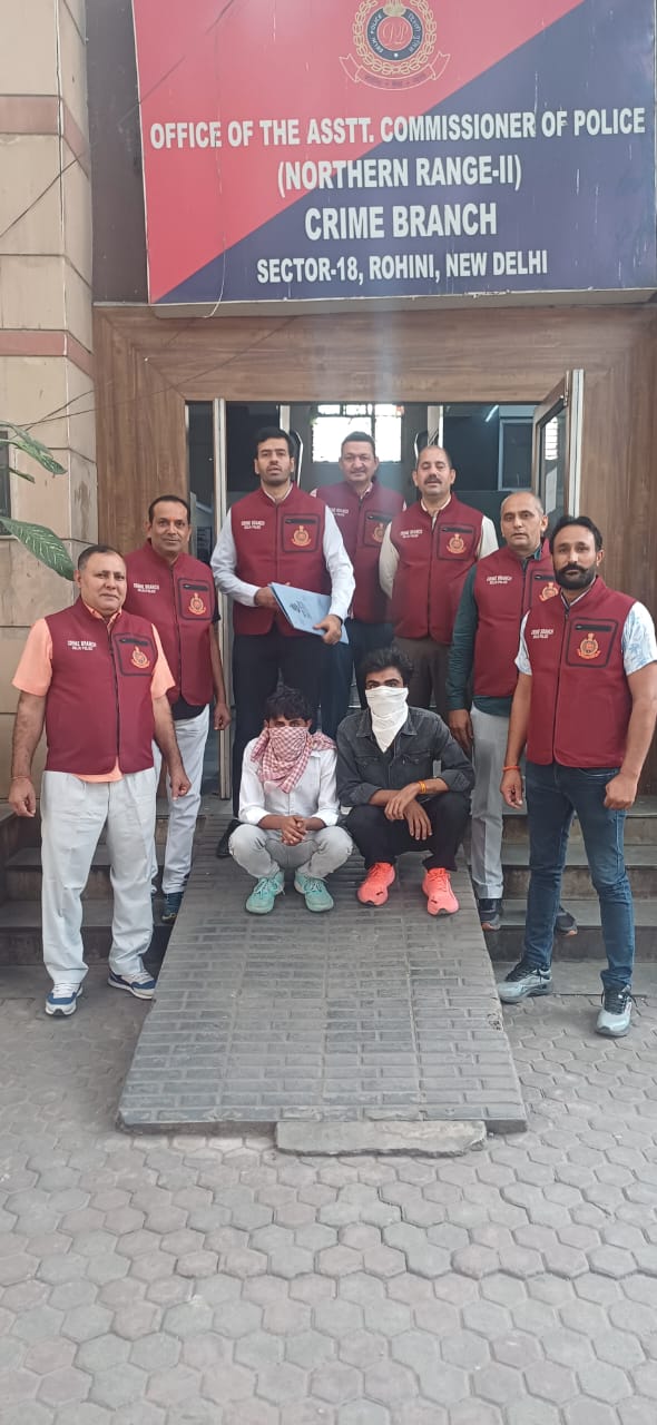 काला झठेड़ी व प्रियवर्त काला गैंग के पकड़े गए आराेपिताें की फाेटाे