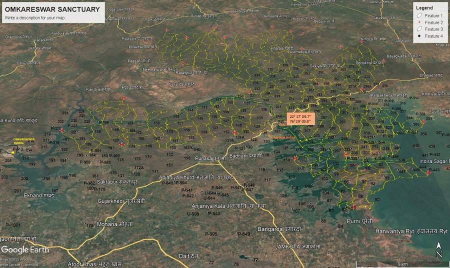 ओंकारेश्वर अभयारण्य का स्वरूप