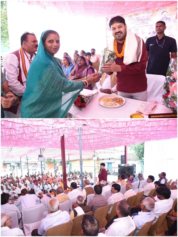 शपथ ग्रहण समारोह में विधायक अनुज शर्मा