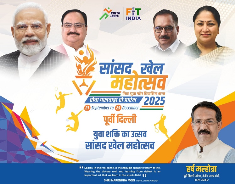 'सांसद खेल महोत्सव 2025 – ईस्ट दिल्ली'
