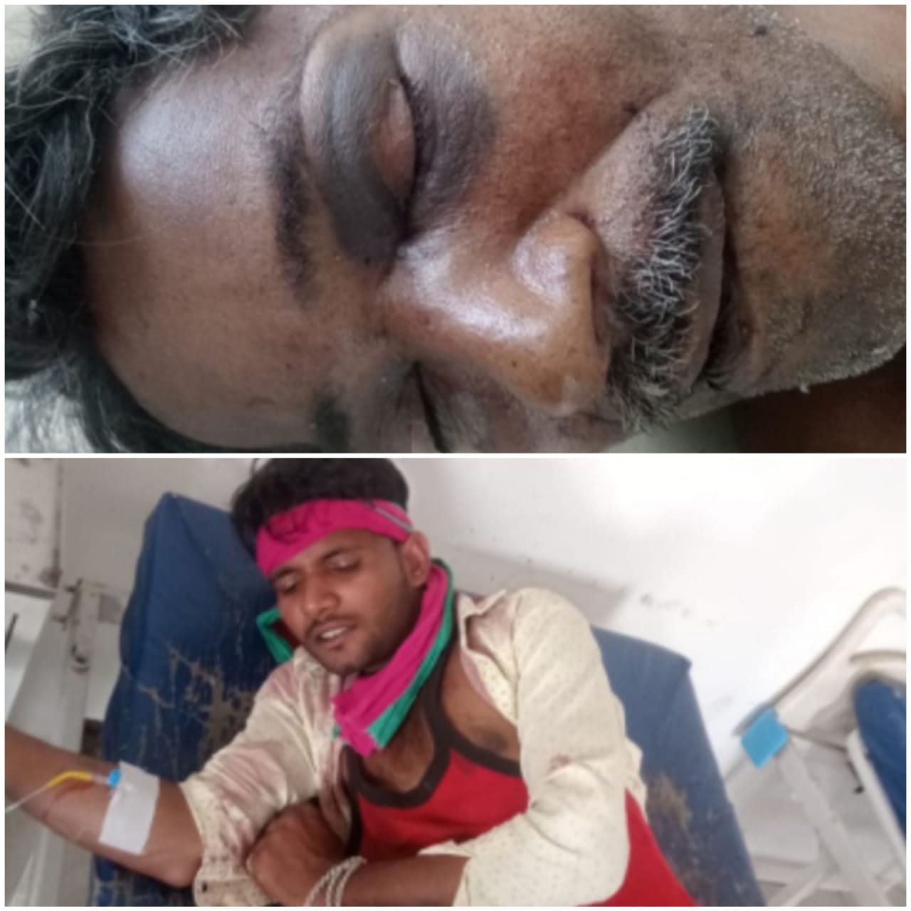 पर जीजा को उतारा मौत के घाट, भांजे घायल पर जीजा को उतारा मौत के घाट, भांजे घायल