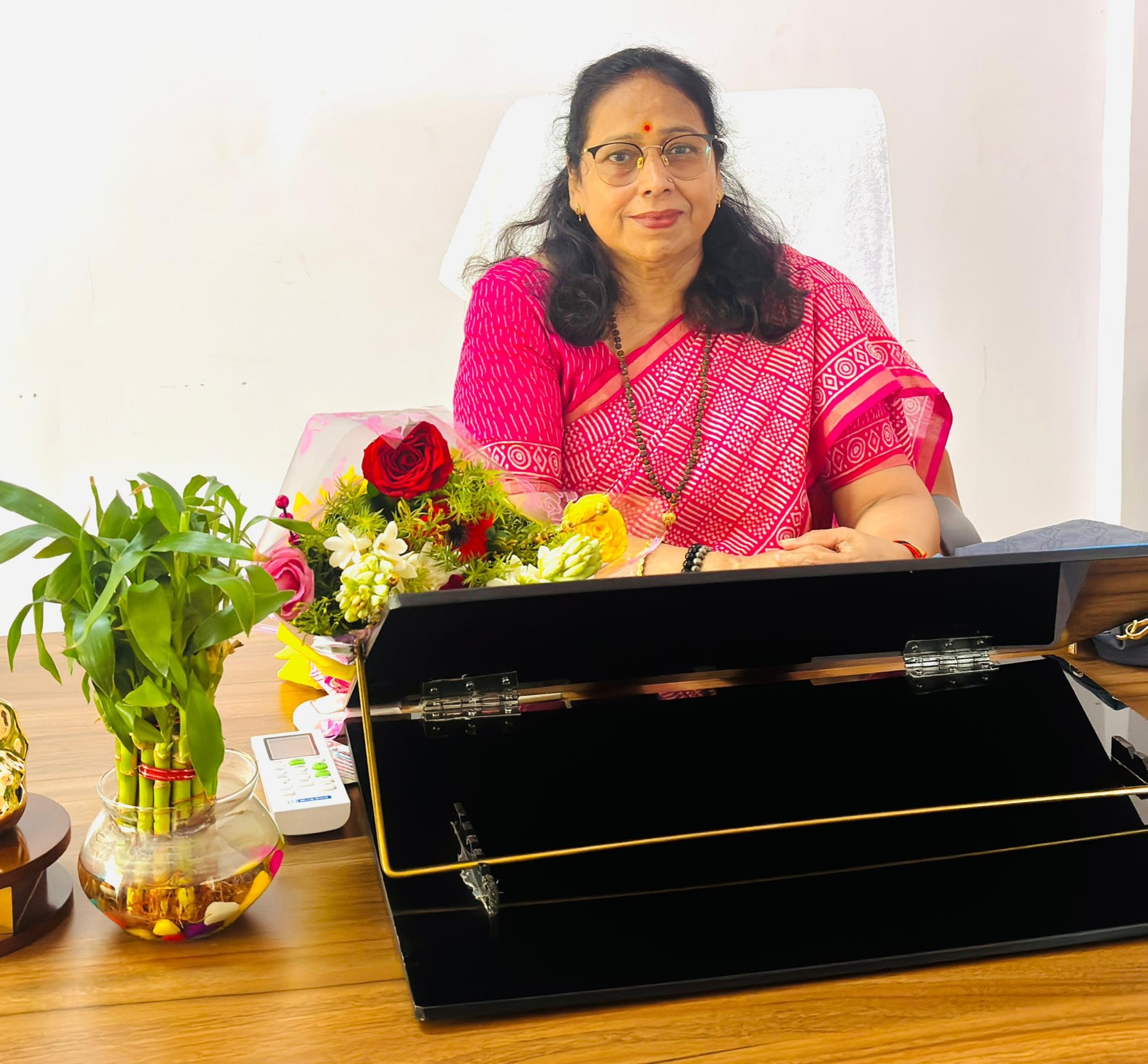 मां विंध्यवासिनी विश्वविद्यालय की कुलपति प्रो. शोभा गौड़।