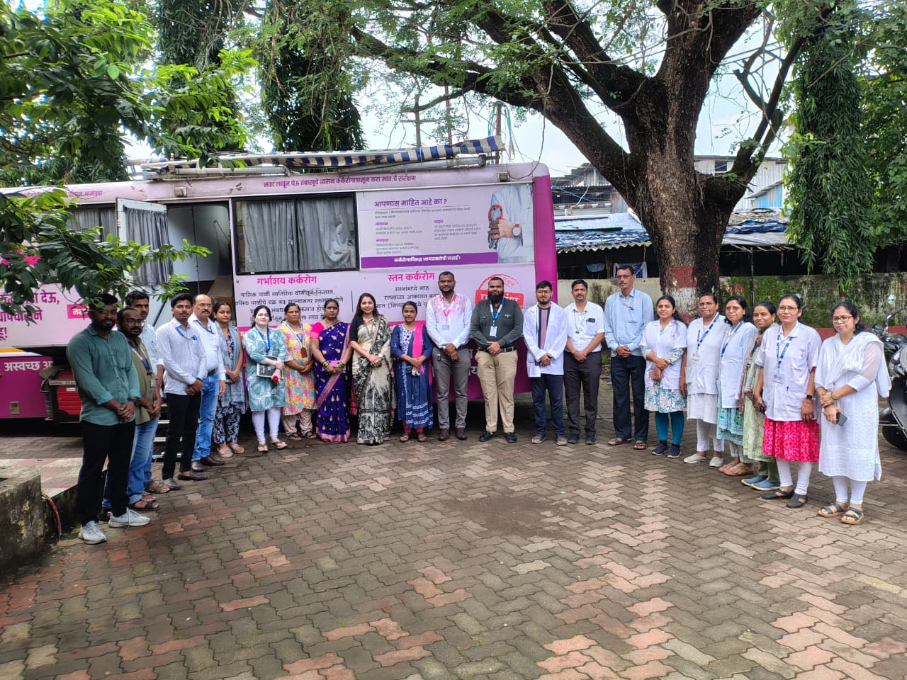 Cancer diagnosis vans boon villagers,dr Pawar