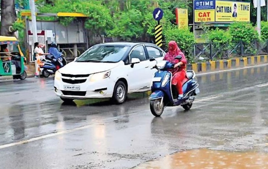 ग्वालियर में बारिश