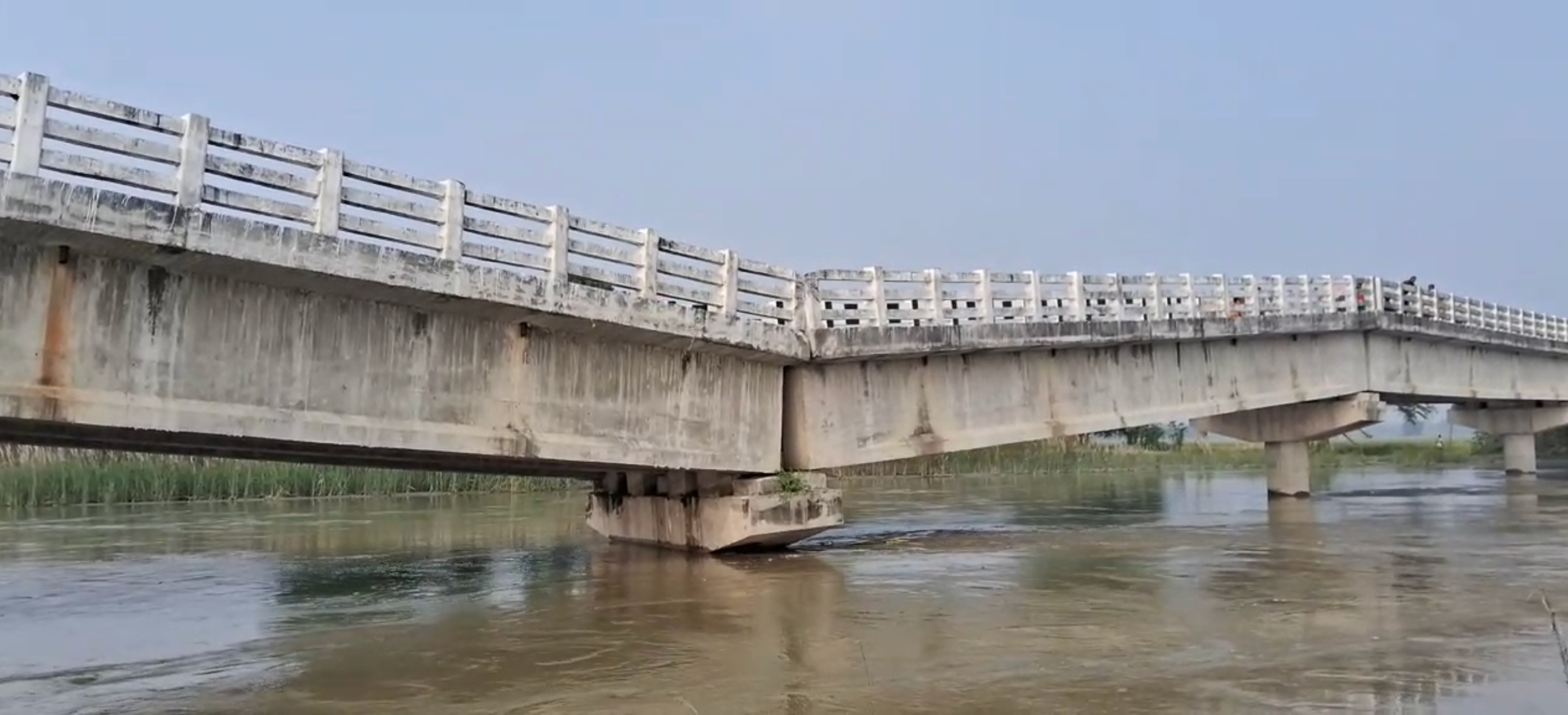 अररिया फोटो: कौआचार में ध्वस्त पुल