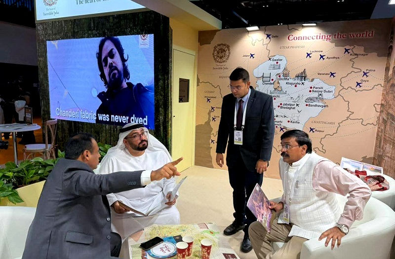 वर्ल्ड ट्रेवल मार्ट लंदन में मध्य प्रदेश पैवेलियन वर्ल्ड ट्रेवल मार्ट लंदन में मध्य प्रदेश पैवेलियन