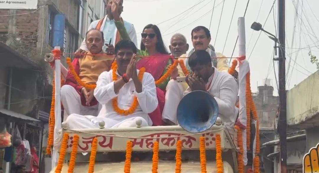 बिहार विधानसभा चुनाव प्रचार में शाम‍िल अंबा प्रसाद समेत अन्‍य