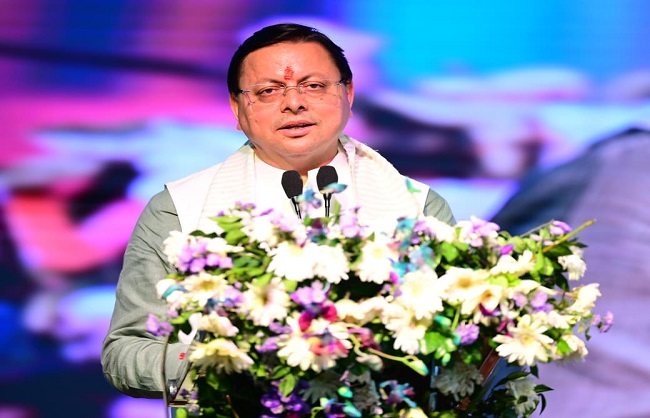 मुख्यमंत्री पुष्कर सिंह धामी लेखक गांव,थानों आयोजित स्पर्श हिमालय महोत्सव-2025 के समापन सत्र को संबोधित करते। मुख्यमंत्री पुष्कर सिंह धामी लेखक गांव,थानों आयोजित स्पर्श हिमालय महोत्सव-2025 के समापन सत्र को संबोधित करते।