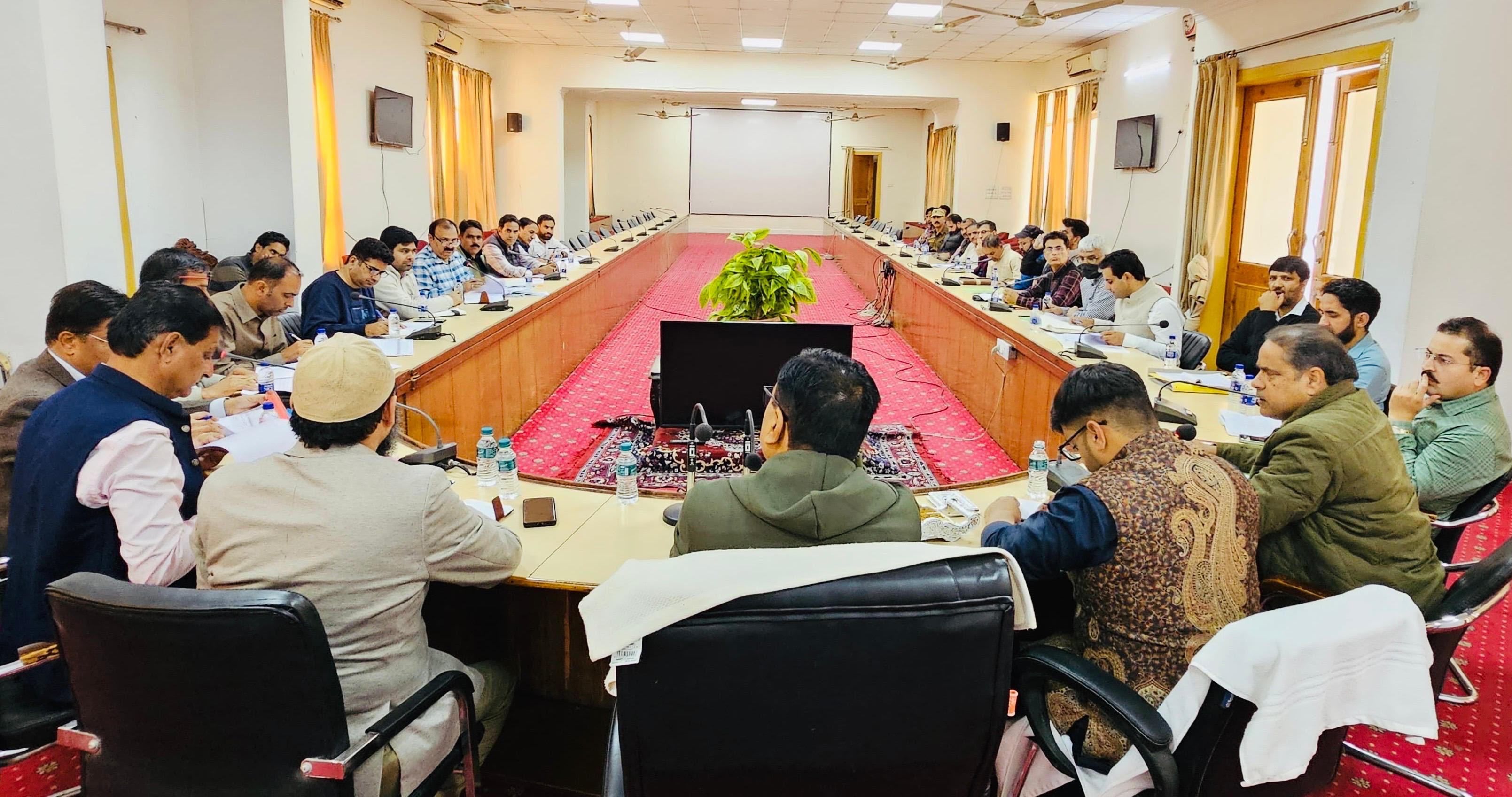 Rana holds review meeting on progress of development works and water supply schemes in Rajouri