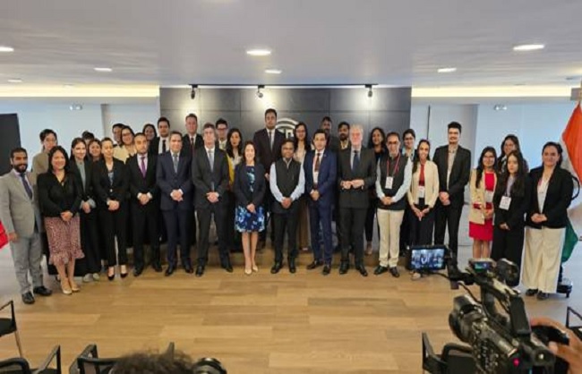 भारत-पेरू व्यापार समझौते के 9वें दौर के वार्ताकारों का जारी फोटो