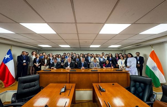 भारत-चिली सीईपीए वार्ता का तीसरा दौर सफलतापूर्वक संपन्न का जारी फोटो
