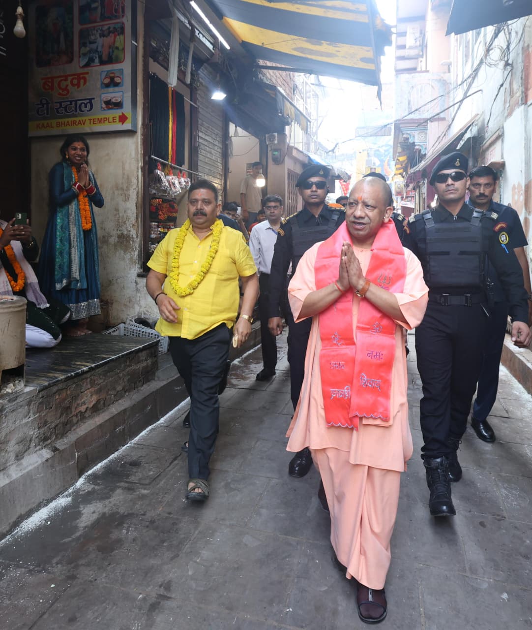 कालभैरव मंदिर में मुख्यमंत्री कालभैरव मंदिर में मुख्यमंत्री