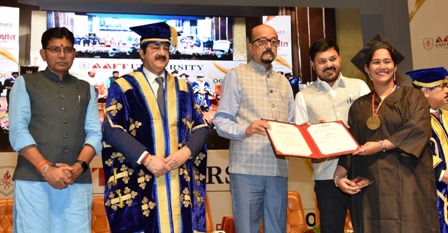 ऑफ्ट विश्वविद्यालय के दीक्षांत समारोह में विद्यार्थियों को संबोधित करते हुए व्यक्त किये।