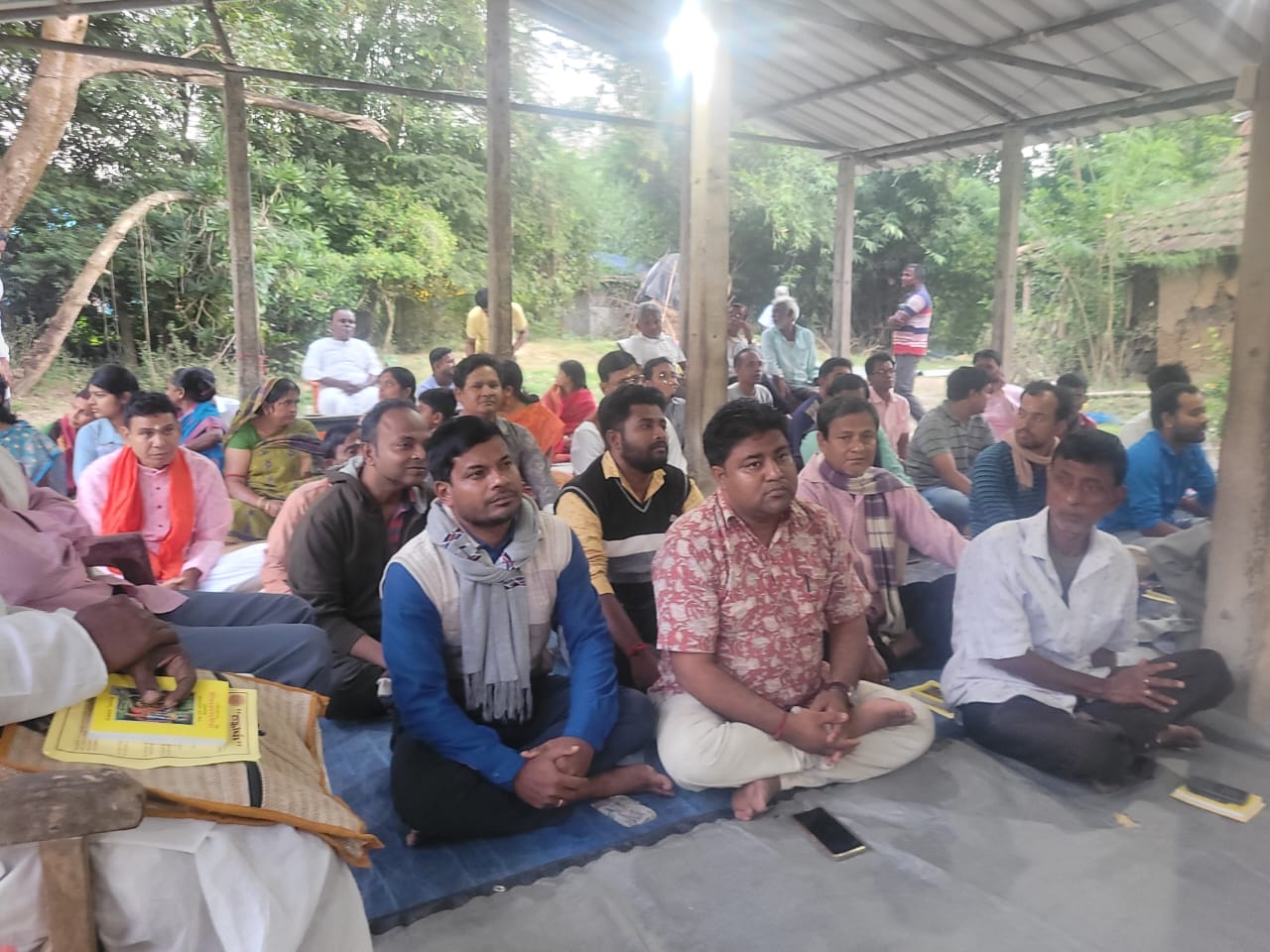 ‘श्रद्धार्घ्य परिवार’ की पहल पर गौरहरी दत्त को किया गया सम्मानित