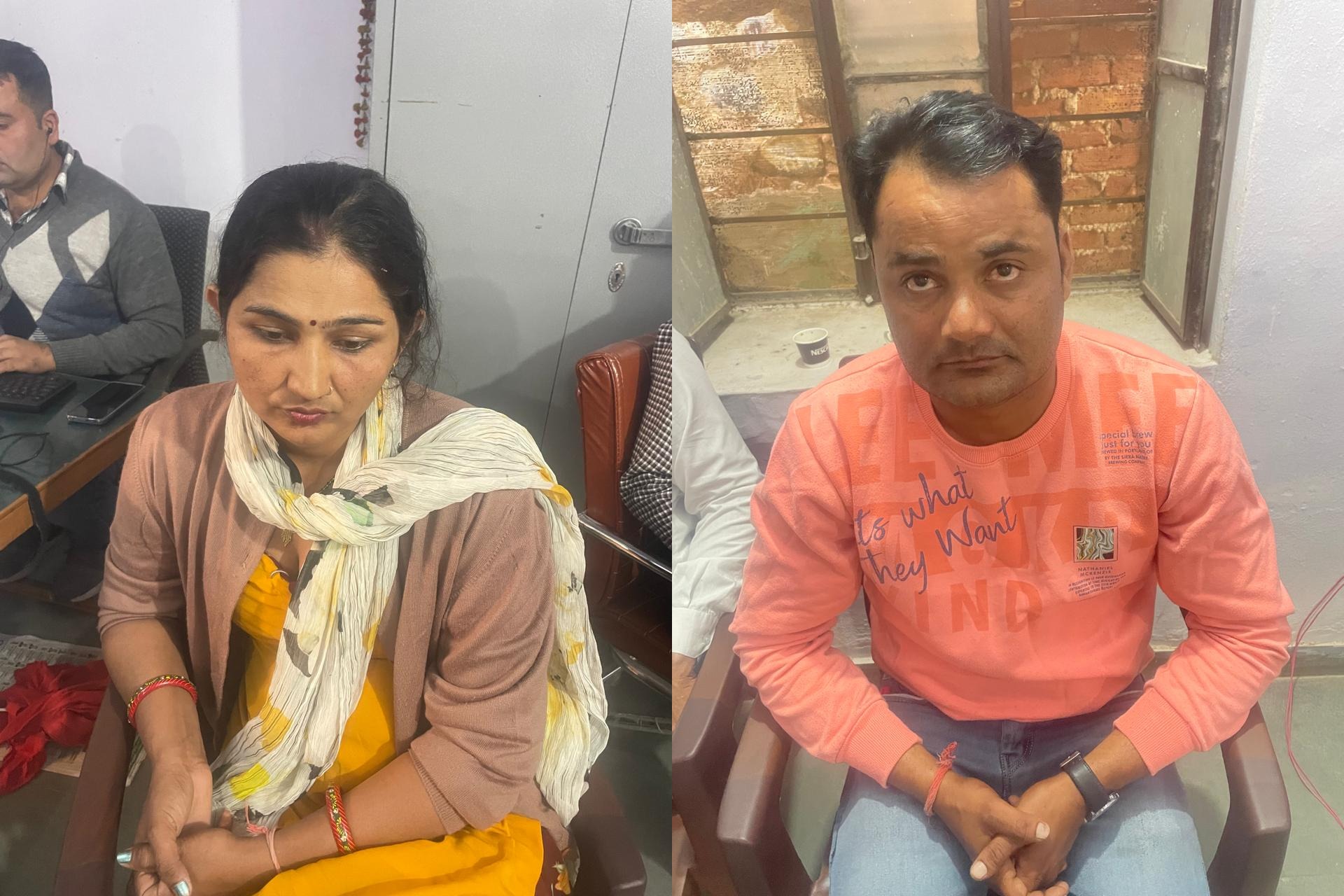 पशुधन अधिकारी और परियोजना प्रबंधक अधिकारी बीस हजार रुपये की रिश्वत लेते पकड़ा