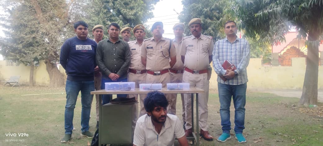 रोहित गोदारा गैंग को बड़ा झटका : 25 हजार का इनामी बदमाश रितिक उर्फ रितु गिरफ्तार