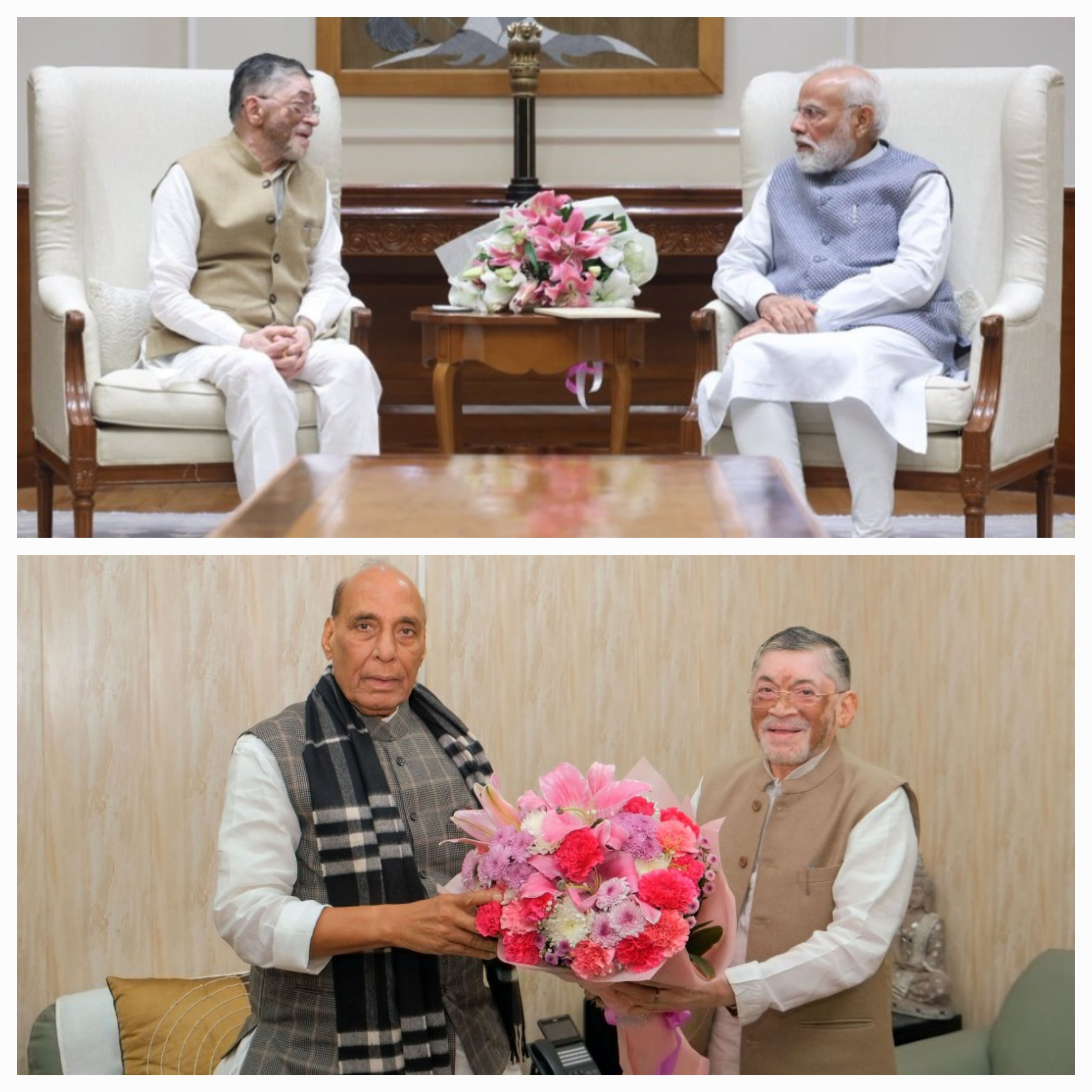 प्रधानमंत्री, रक्षामंत्री और राज्यपाल प्रधानमंत्री, रक्षामंत्री और राज्यपाल