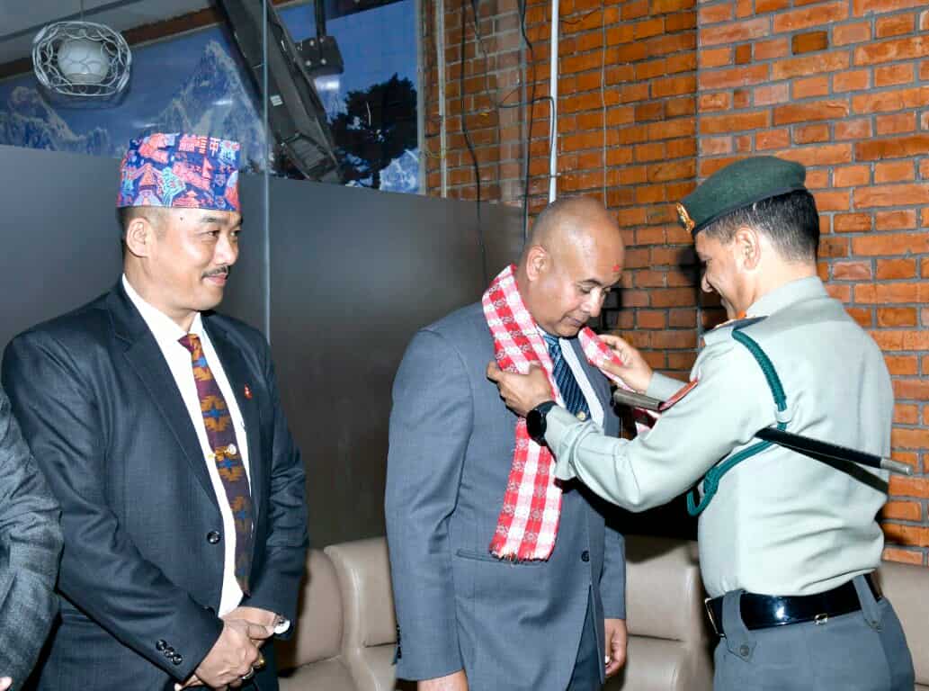 नई दिल्ली के लिए रवाना होते एपीएफ के आईजीपी