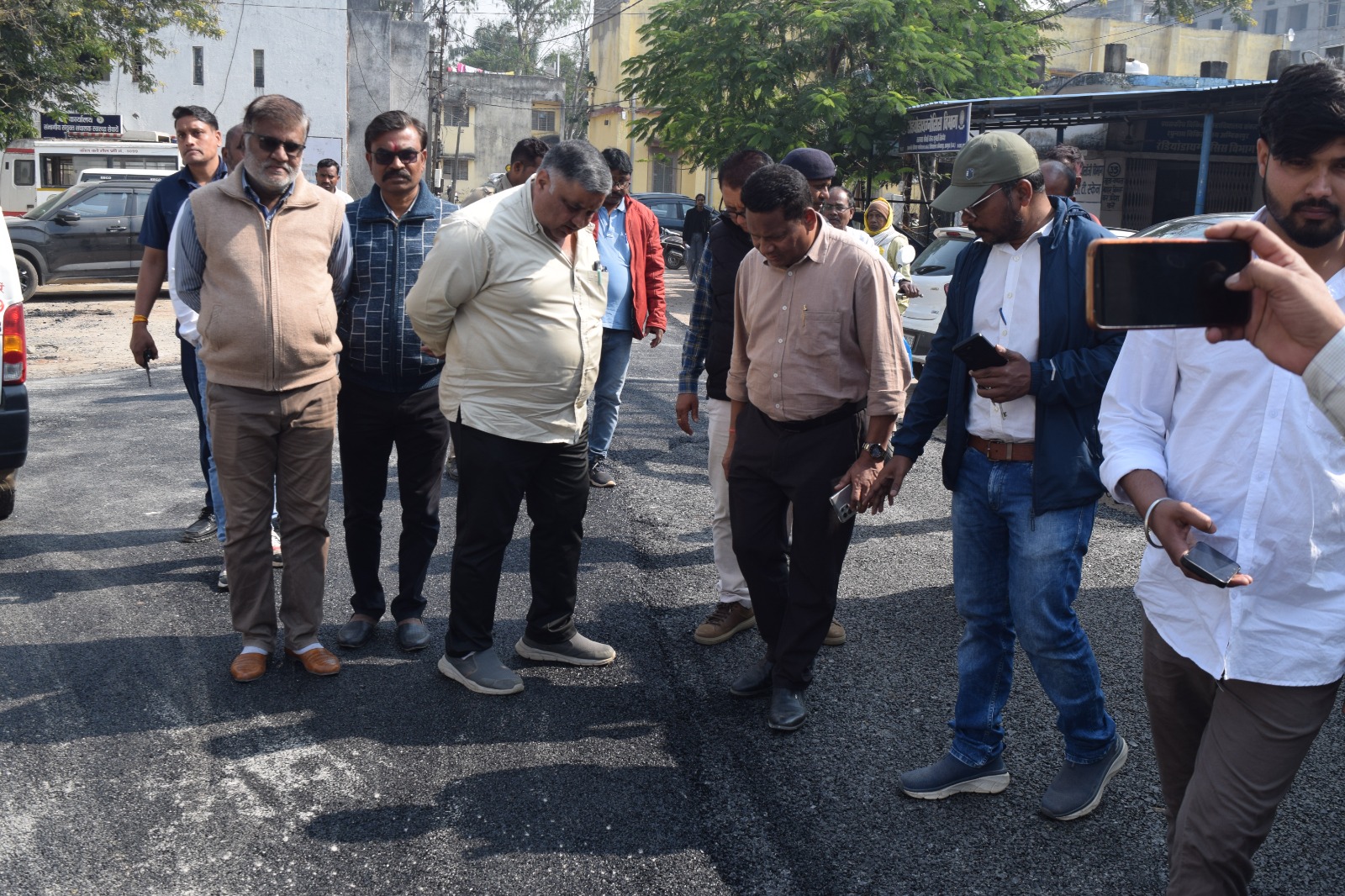 सड़कों का निरीक्षण