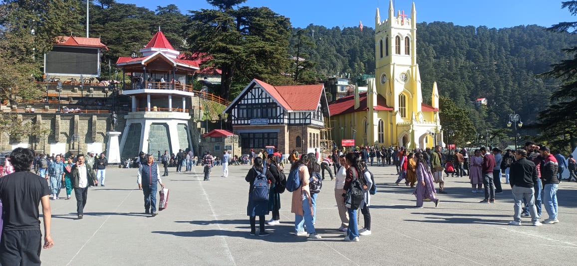 शिमला में धूप शिमला में धूप