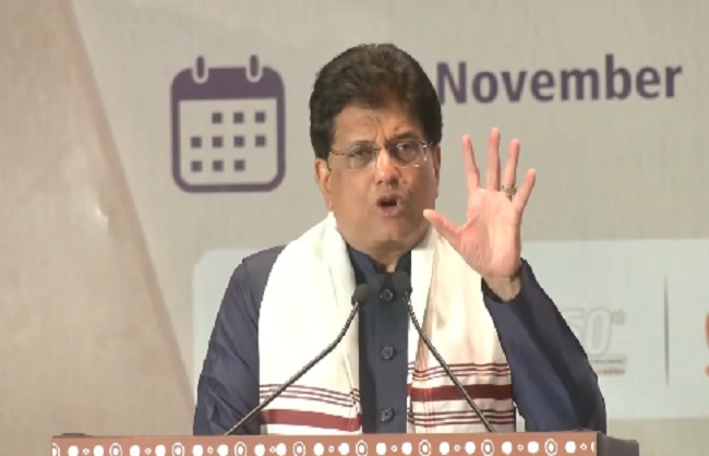 यशोभूमि में जनजातीय व्यापार सम्मेलन-2025 को संबोधित करते हुए पीयूष गोयल