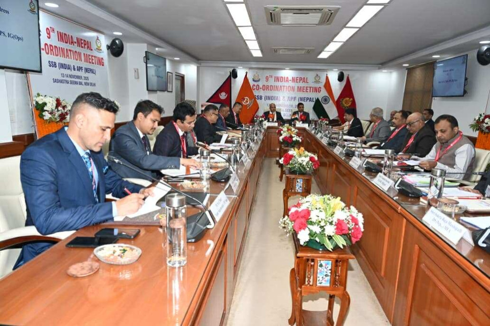 नई दिल्ली में जारी नेपाल भारत सुरक्षा समन्वय बैठक