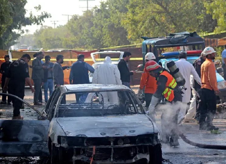 इस्लामाबाद में मंगलवार को हुए विस्फोट में 12 लोगों की मौत हो चुकी है। फोटो - इंटरनेट मीडिया
