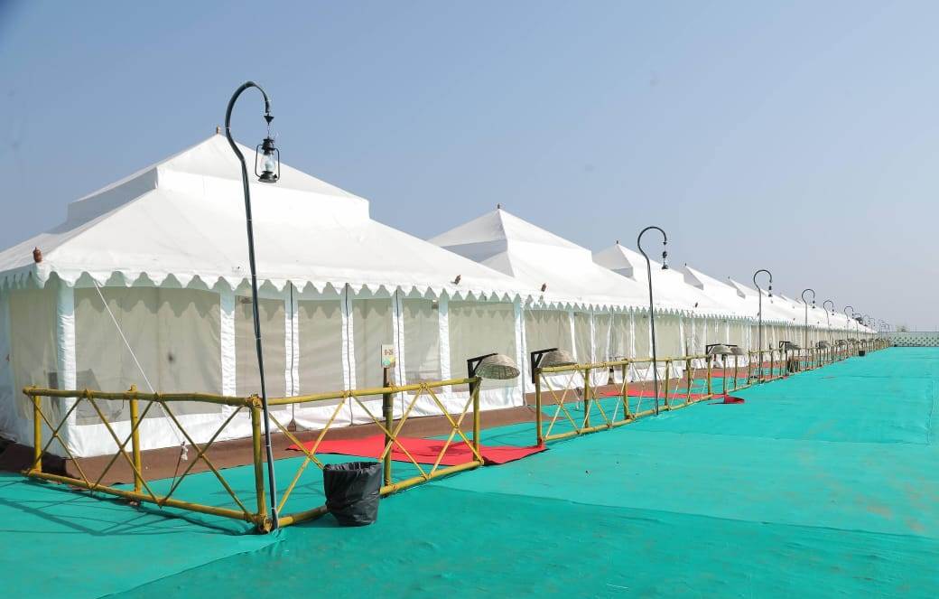 कूनो फॉरेस्ट रिट्रीट फेस्टिवल-2 : कूनो नेशनल पार्क के पास सजी लग्जरी टेंट सिटी