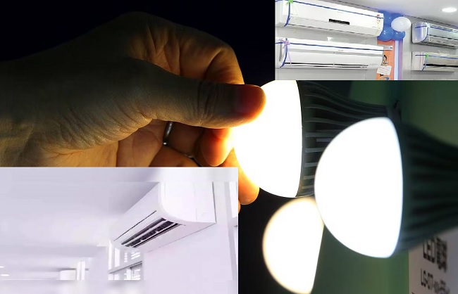 एसी एवं एलईडी की पीएलआई योजना के लोगो का प्रतीकात्‍मक चित्र