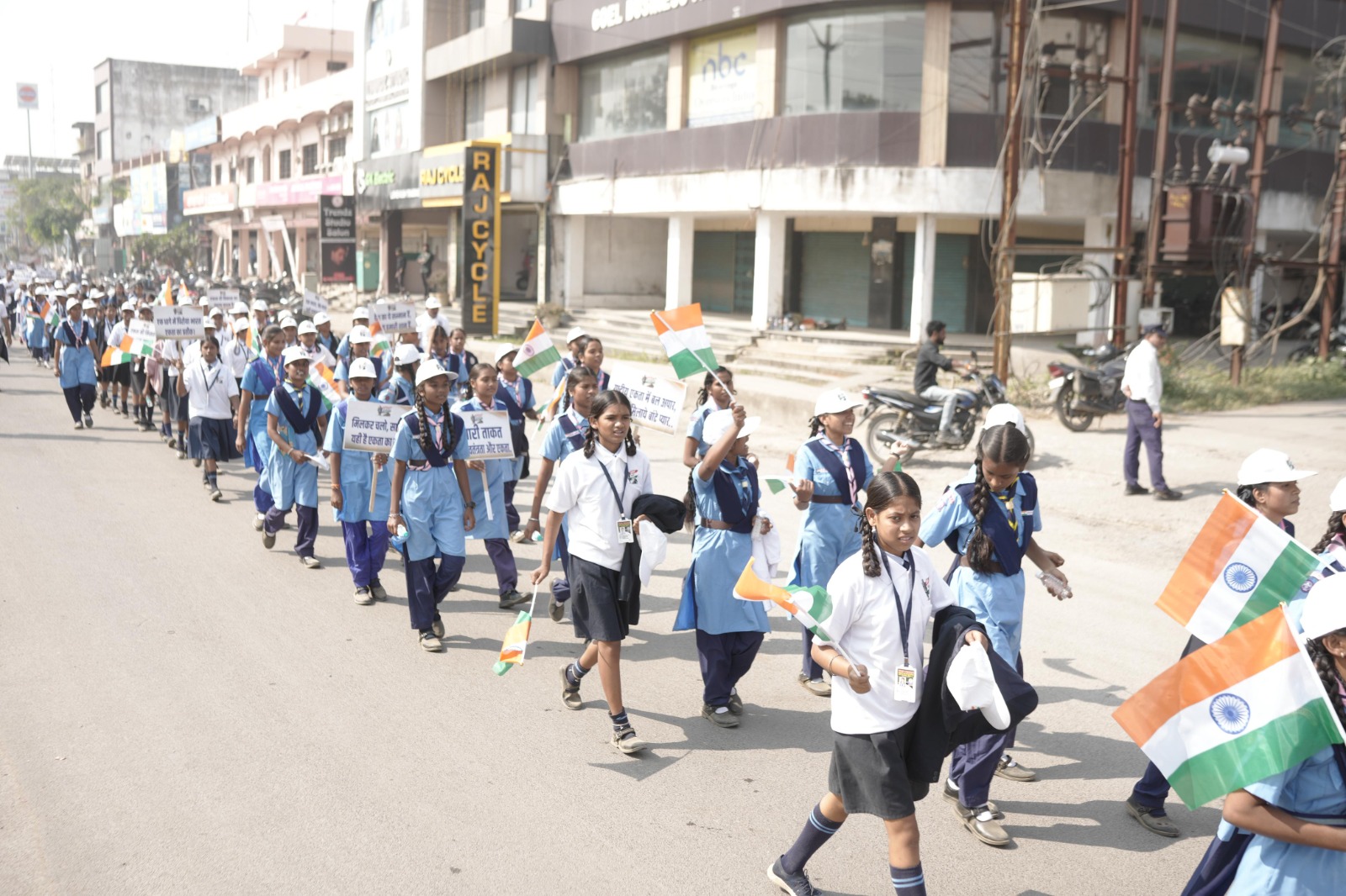 कोरबा में सरदार वल्लभभाई पटेल की 150वीं जयंती पर “यूनिटी मार्च” का भव्य आयोजन