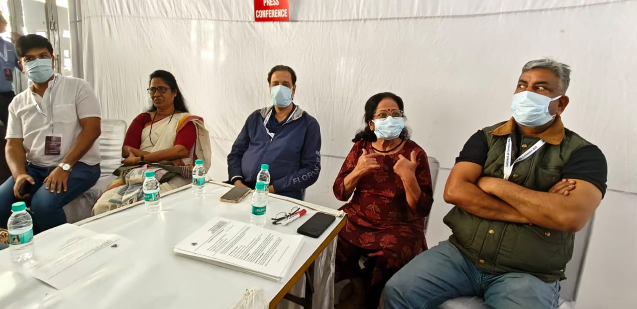 Press conference of AA group