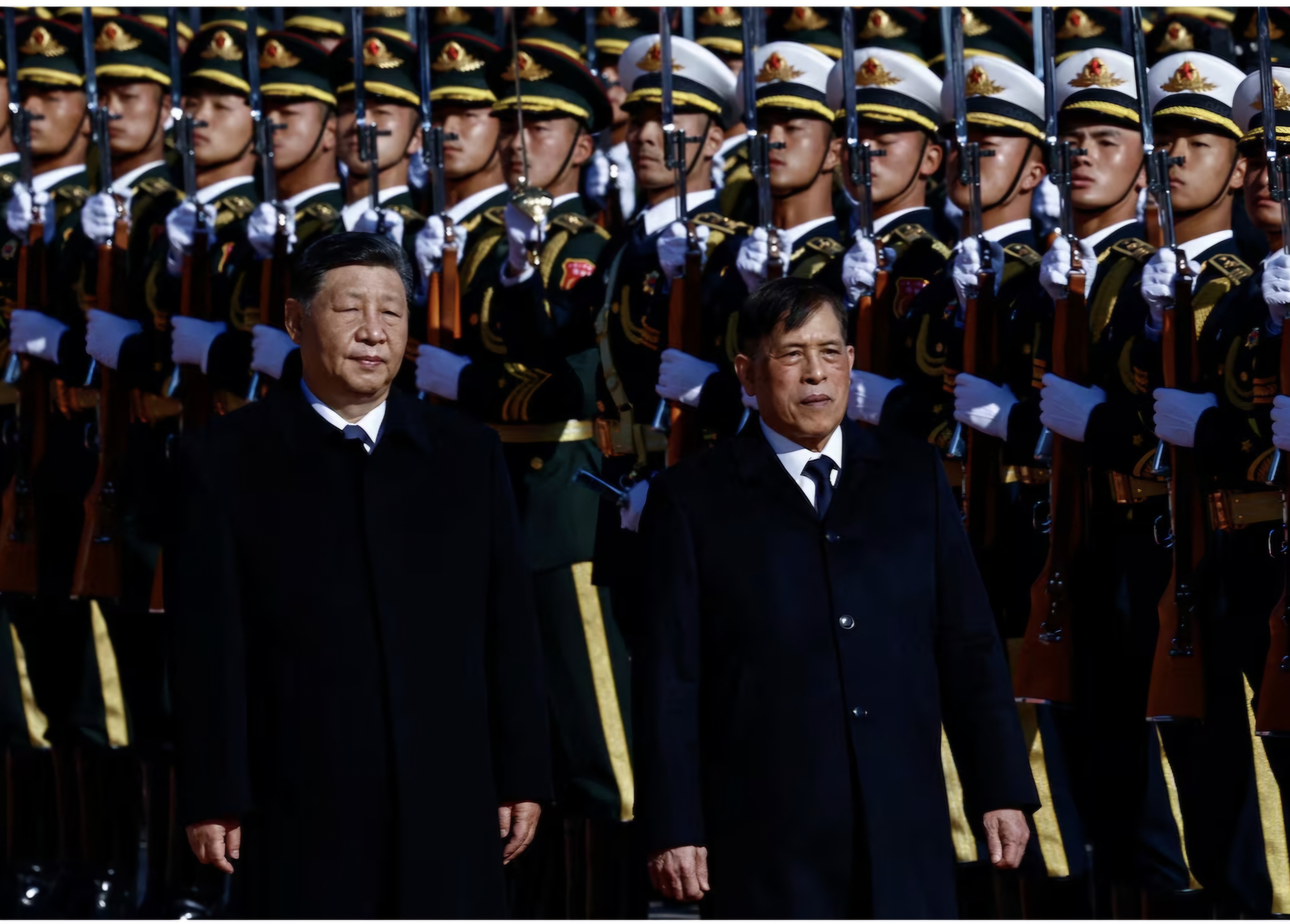 Thai King's reception by Chinese President