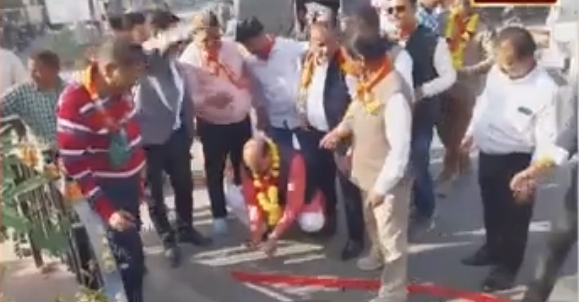 बिहार में एनडीए की सरकार व भाजपा की प्रचंड जीत पर अजमेर हुई आतिशबाजी