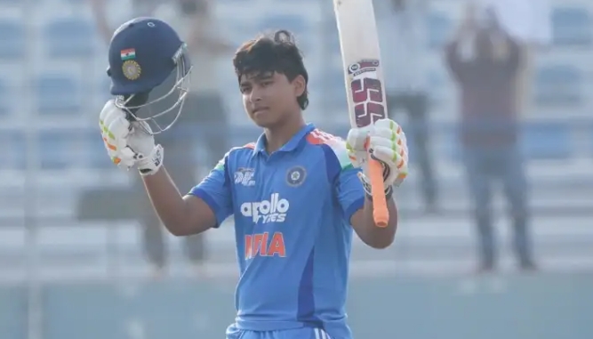 भारतीय बल्लेबाज वैभव सूर्यवंशी