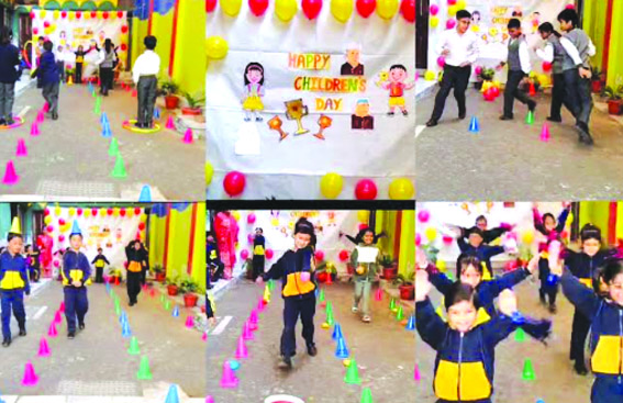 प्सतुित देते बचचे्