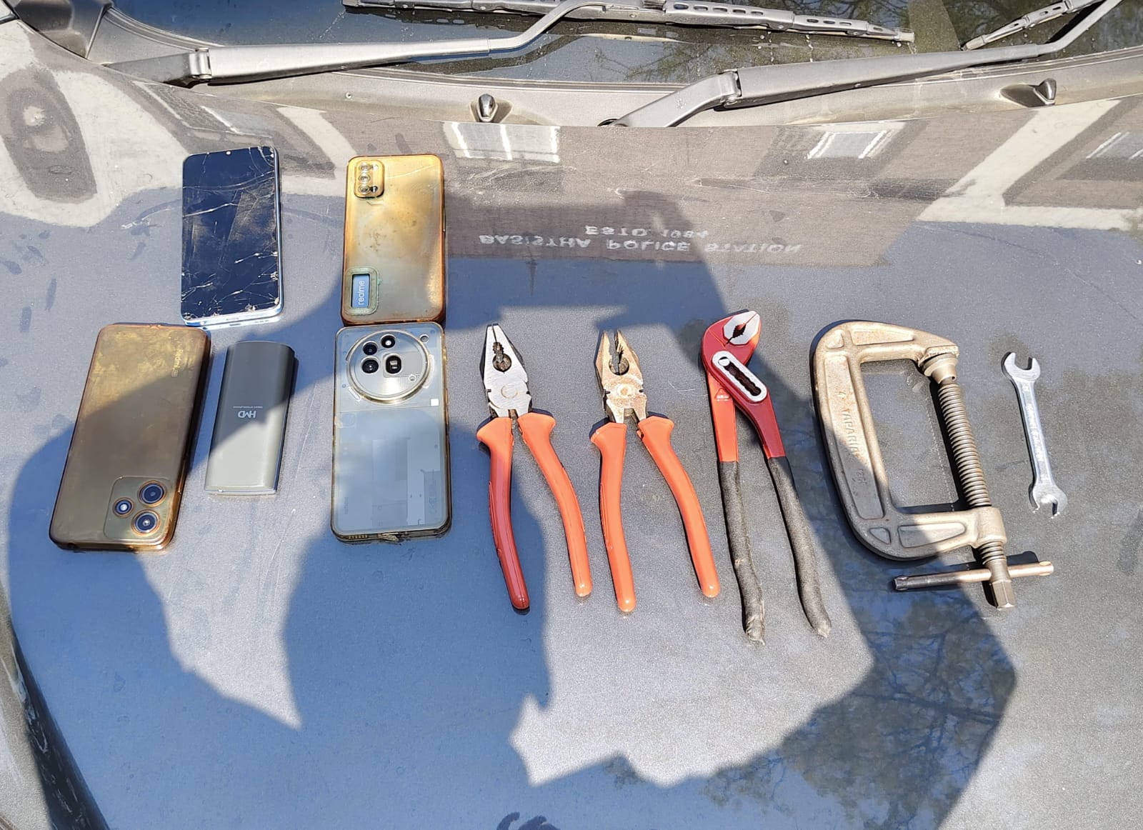 बरामद सामग्री