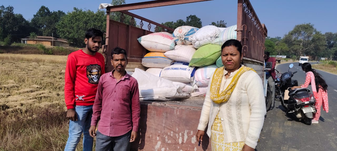 धान के अवैध परिवहन को लेकर निरंतर कार्यवाही