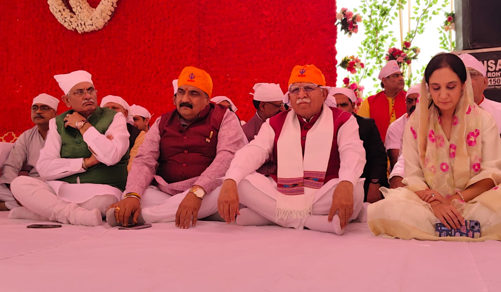 कार्यक्रम में शिरकत करते हुए केंद्रीय मंत्री मनोहरलाल।