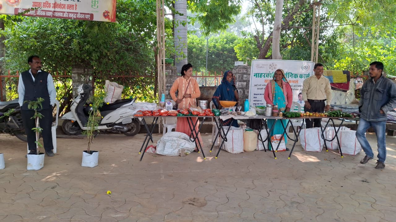 दमोह-स्वदेशी मेला में जैविक उत्पाद एवं किसानों की अनदेखी