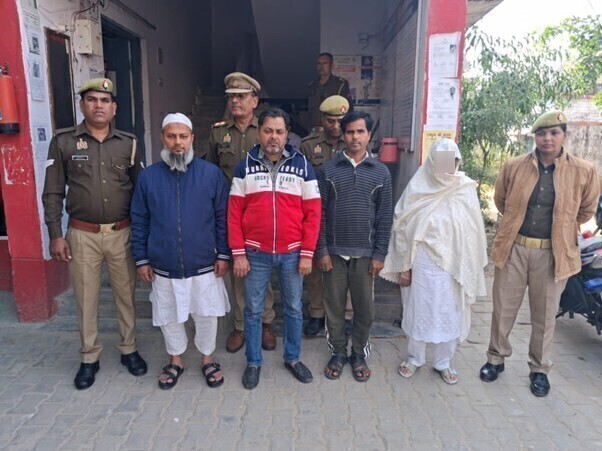 गिरफ्तार अभियुक्त