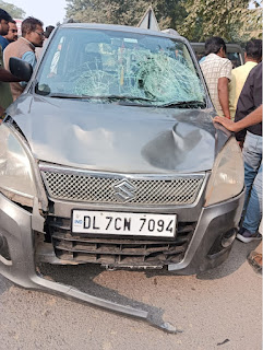 एक्सीडेंट करने वाली कार एक्सीडेंट करने वाली कार