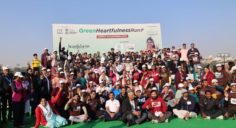 पिंक सिटी जयपुर में पर्यावरण चेतना के लिए हुई ग्रीन हार्टफुलनेस रन
