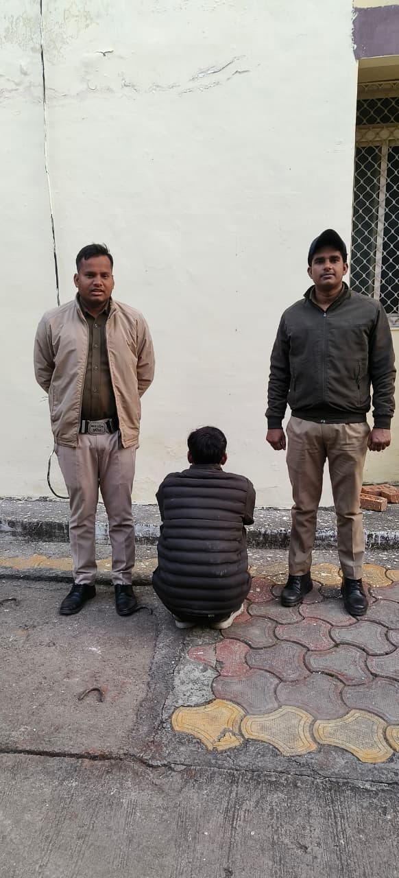 अशेकनगर: स्मैक के साथ आरोपित गिरफ्तर