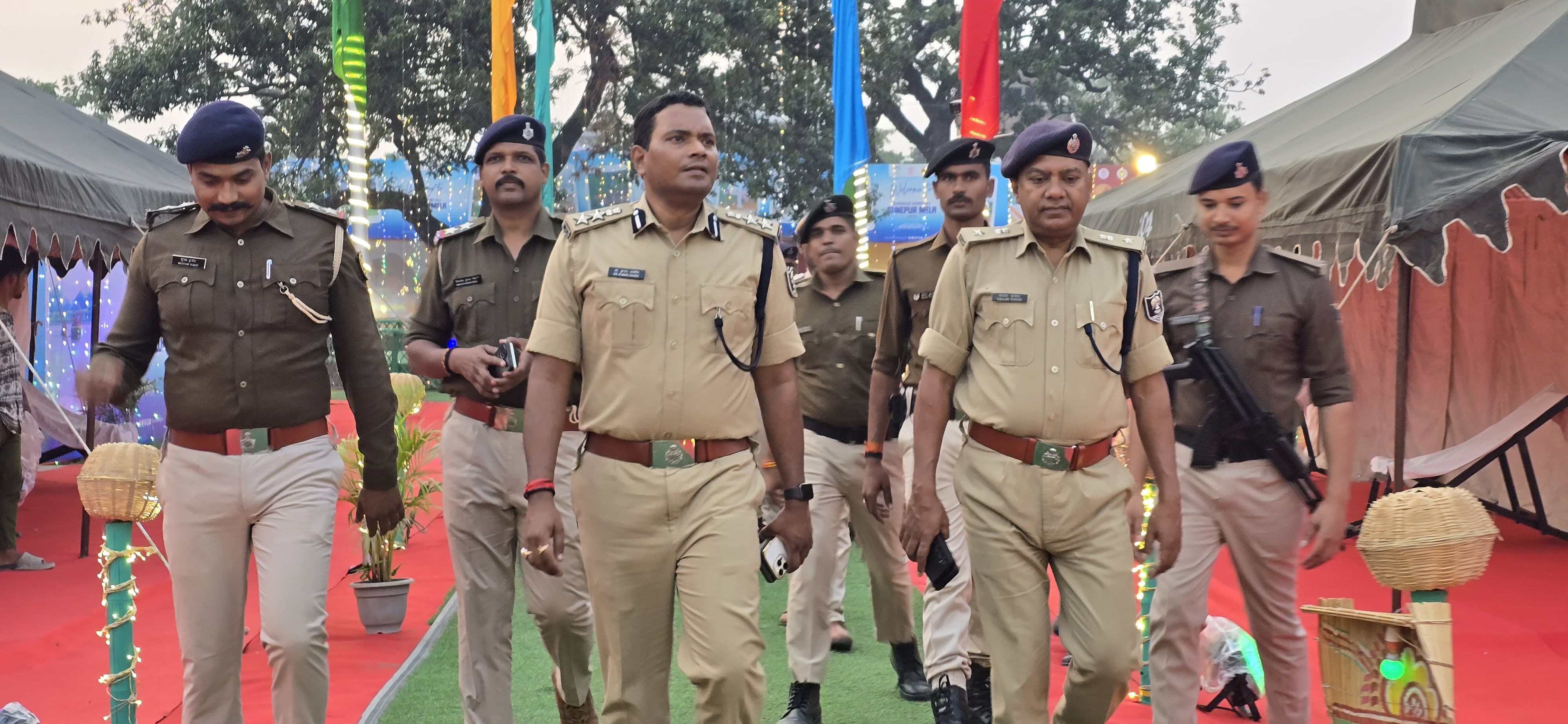 एसएसपी का निरीक्षण