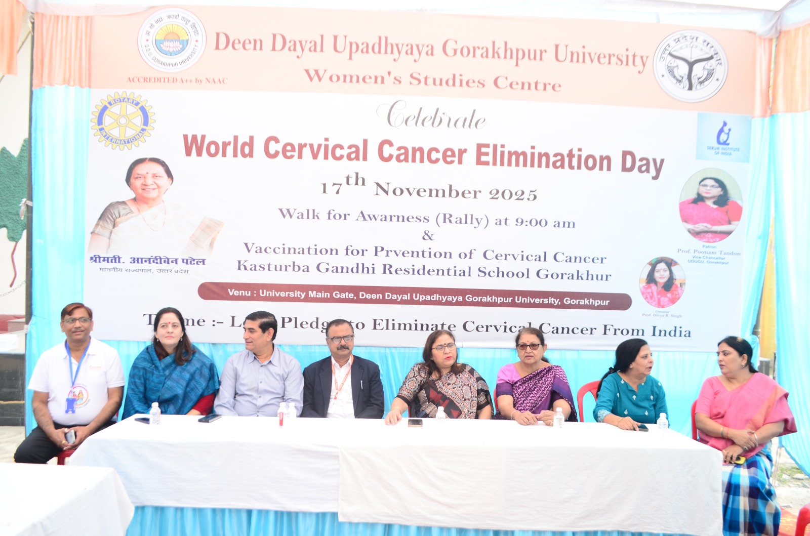 विश्व सर्वाइकल कैंसर उन्मूलन दिवस पर जागरूकता रैली और एच पी वी वायरस से बचाव टीकाकरण कार्यक्रम आयोजित*